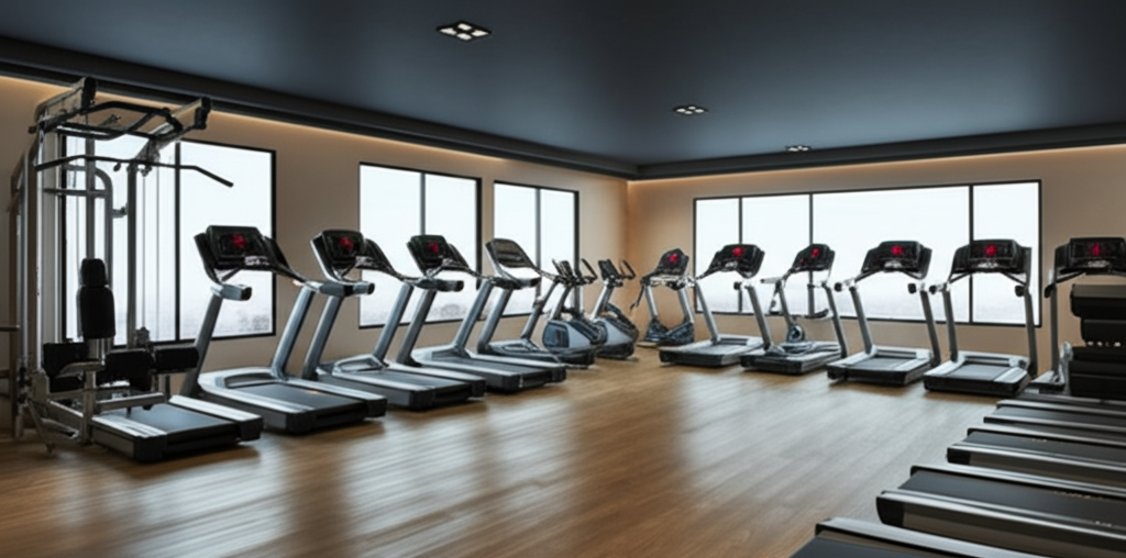 호암체육관 내부 전경